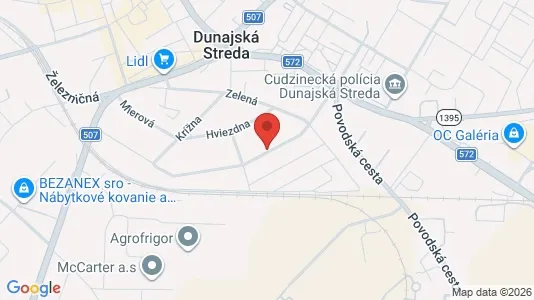 Apartments for rent in Dunajská Streda - Photo from Google Street View