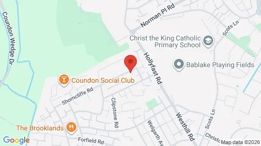 Apartments for rent i Coventry - West Midlands - kort over placeringen