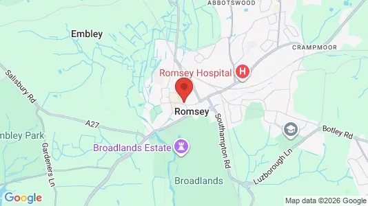 Apartments for rent i Romsey - Hampshire - kort over placeringen