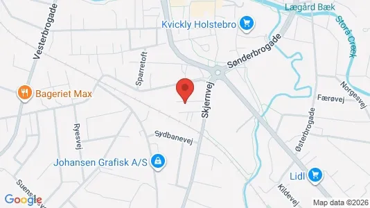 Apartments for rent i Holstebro - kort over placeringen
