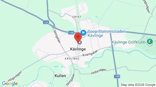 Houses for rent i Kävlinge - kort over placeringen
