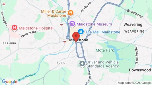 Apartments for rent i Maidstone - Kent - kort over placeringen
