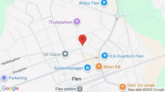 Apartments for rent i Flen - kort over placeringen
