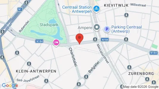 Apartments for rent i Stad Antwerp - kort over placeringen