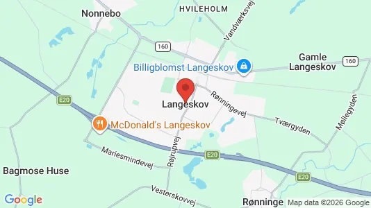 Apartments for rent i Langeskov - kort over placeringen