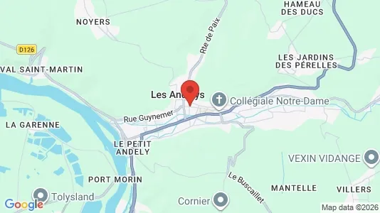 Apartments for rent in Les Andelys - Photo from Google Street View
