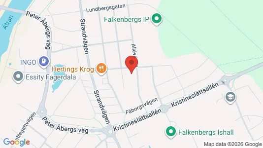 Apartments for rent i Falkenberg - kort over placeringen