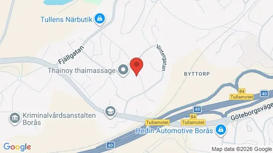 Apartments for rent i Borås - kort over placeringen