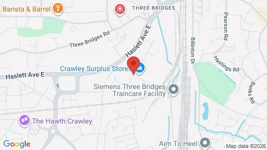 Apartments for rent i Crawley - West Sussex - kort over placeringen