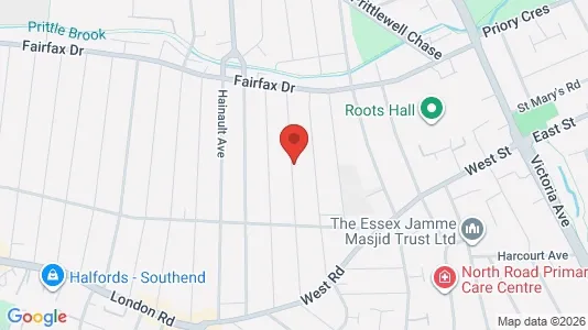 Apartments for rent i Westcliff-on-Sea - Essex - kort over placeringen