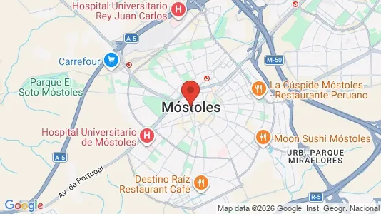 Apartments for rent i Móstoles - kort over placeringen