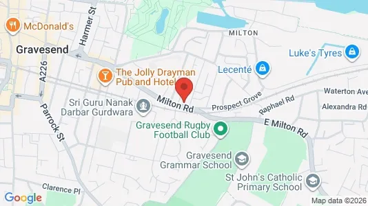 Apartments for rent i Gravesend - Kent - kort over placeringen