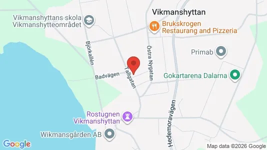 Apartments for rent i Hedemora - kort over placeringen