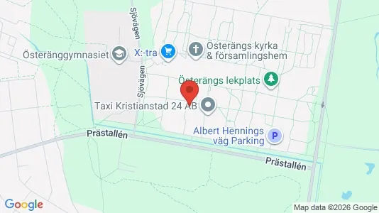 Apartments for rent i Kristianstad - kort over placeringen