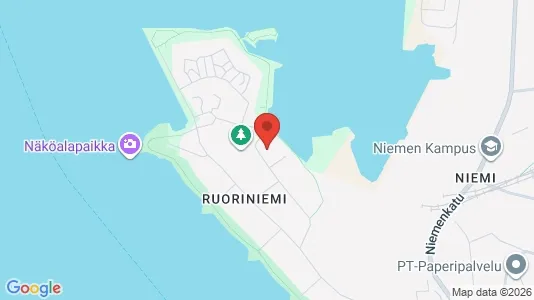 Apartments for rent i Lahti - kort over placeringen