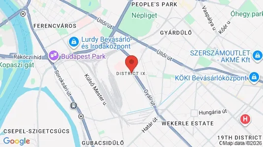 Apartments for rent in Budapest Ferencváros - Photo from Google Street View