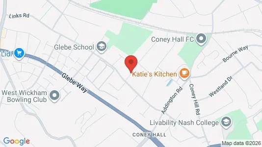 Apartments for rent i West Wickham - Kent - kort over placeringen