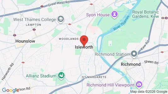 Apartments for rent i Isleworth - Middlesex - kort over placeringen