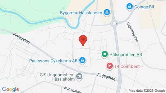 Apartments for rent i Hässleholm - kort over placeringen