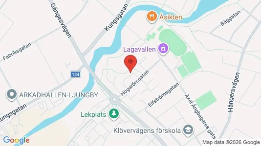 Apartments for rent i Ljungby - kort over placeringen