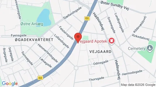Apartments for rent i Aalborg Center - kort over placeringen
