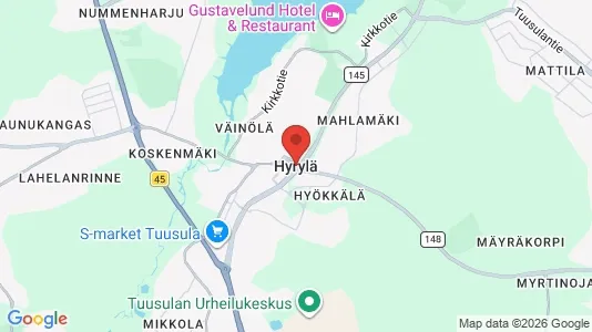 Apartments for rent i Tuusula - kort over placeringen