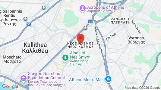 Apartments for rent in Athens Neos Kosmos - Photo from Google Street View