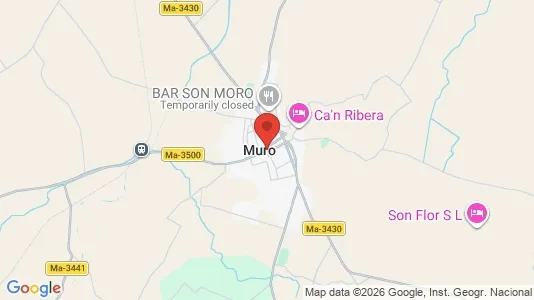 Houses for rent i Muro - kort over placeringen