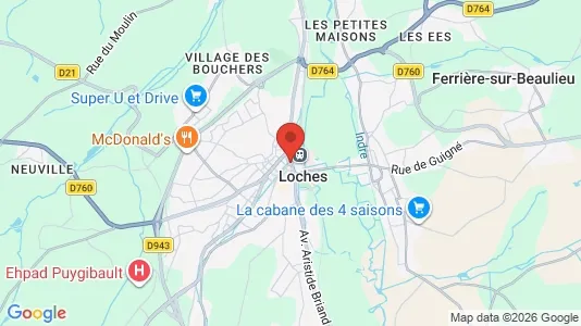Apartments for rent in Loches - Photo from Google Street View