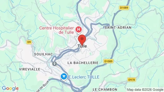 Apartments for rent in Tulle - Photo from Google Street View