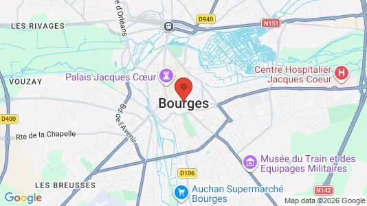 Apartments for rent in Bourges - Photo from Google Street View