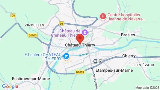 Apartments for rent in Château-Thierry - Photo from Google Street View