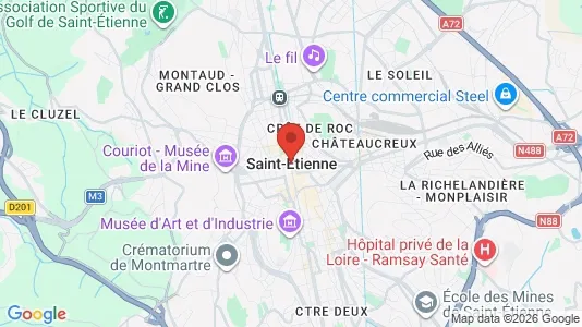 Apartments for rent in Saint-Étienne - Photo from Google Street View