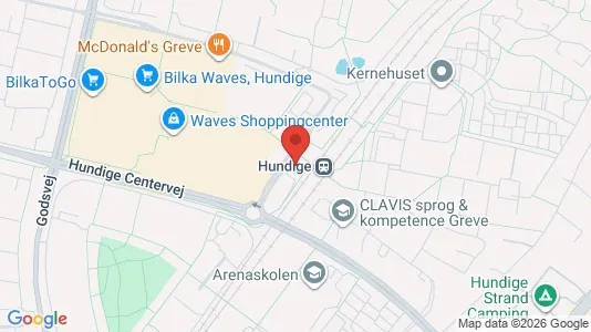 Apartments for rent i Greve - kort over placeringen