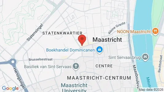 Apartments for rent i Maastricht - kort over placeringen