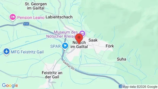 Apartments for rent in Nötsch im Gailtal - Photo from Google Street View