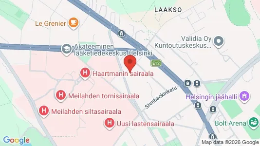 Apartments for rent i Helsinki Eteläinen - kort over placeringen
