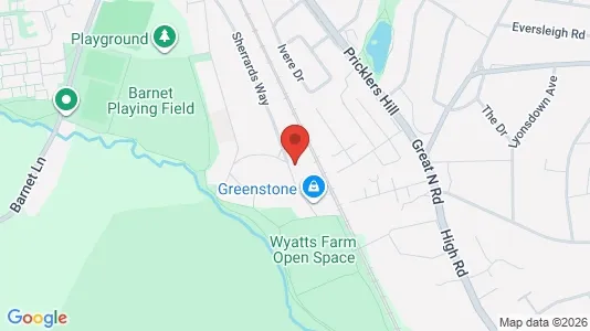 Apartments for rent i Barnet - Hertfordshire - kort over placeringen