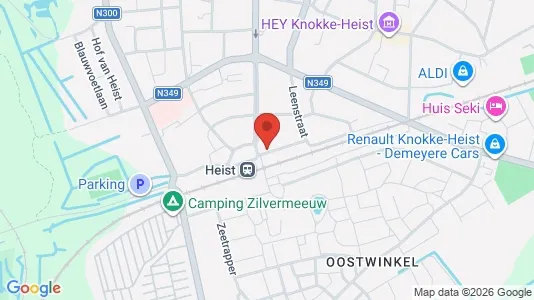 Apartments for rent i Knokke-Heist - kort over placeringen