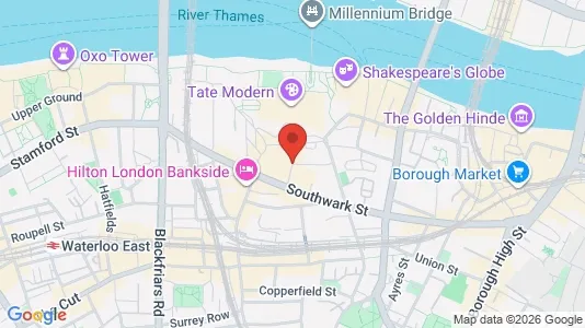 Apartments for rent i London SE1 - kort over placeringen