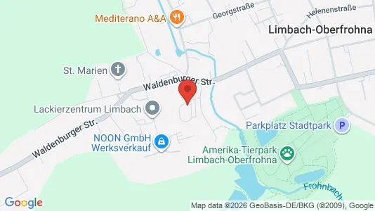 Apartments for rent i Zwickau - kort over placeringen