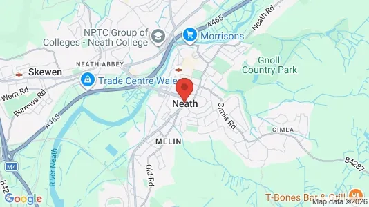 Apartments for rent i Neath - West Glamorgan - kort over placeringen