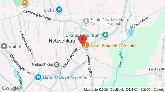Apartments for rent i Vogtlandkreis - kort over placeringen