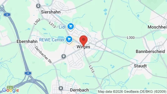 Apartments for rent i Westerwaldkreis - kort over placeringen