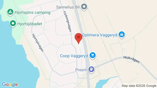 Apartments for rent i Vaggeryd - kort over placeringen