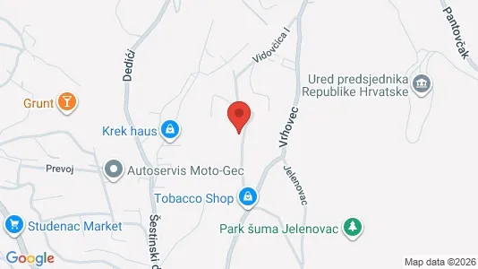 Apartments for rent i Rakovec - kort over placeringen