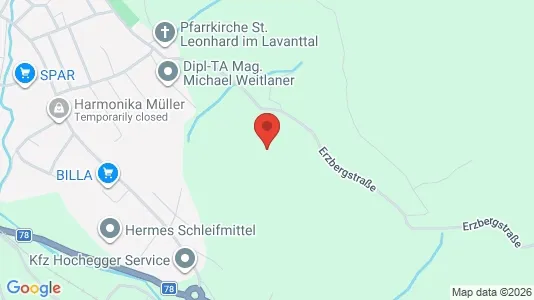 Apartments for rent i Bad Sankt Leonhard im Lavanttal - kort over placeringen