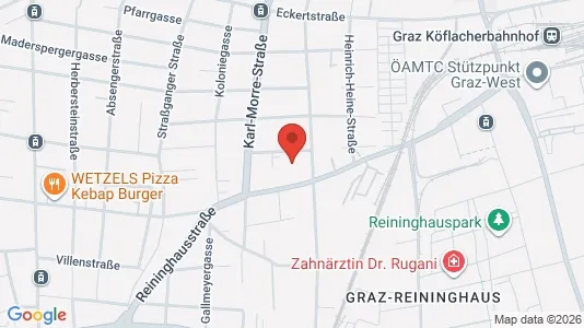 Apartments for rent i Graz - kort over placeringen