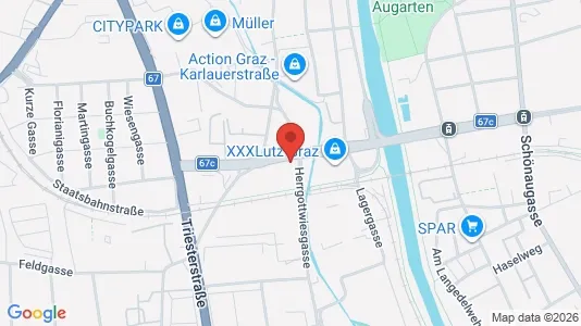 Apartments for rent i Graz - kort over placeringen