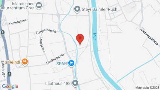 Apartments for rent i Graz - kort over placeringen